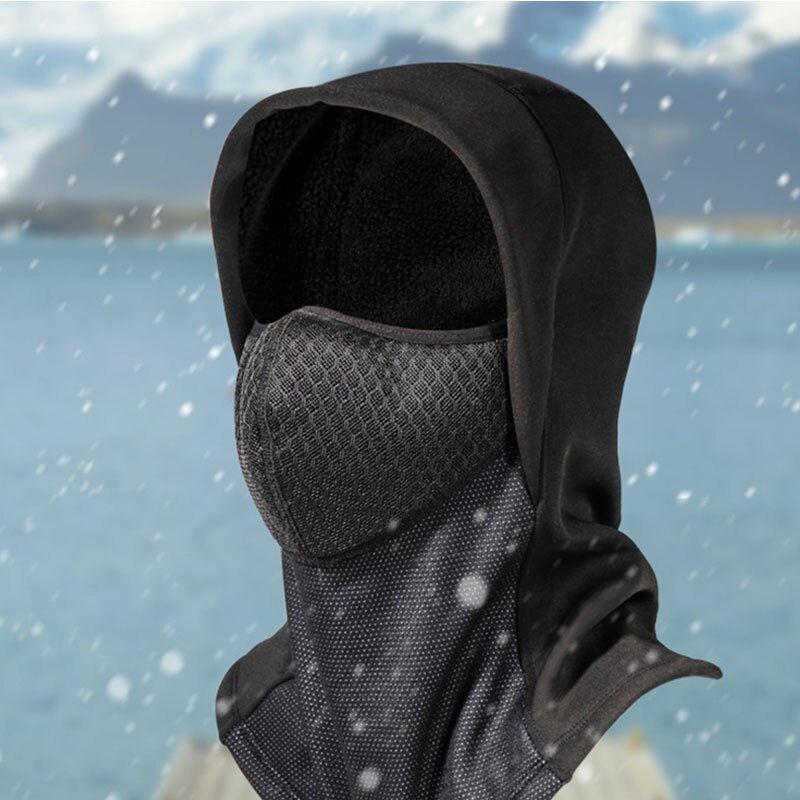 Winter Keep Warm Balaclava Motorcycle Full Face Mask Motorbike Cycling Bike Cap Motocross Helmet Hood Moto Riding Neck Face Mask