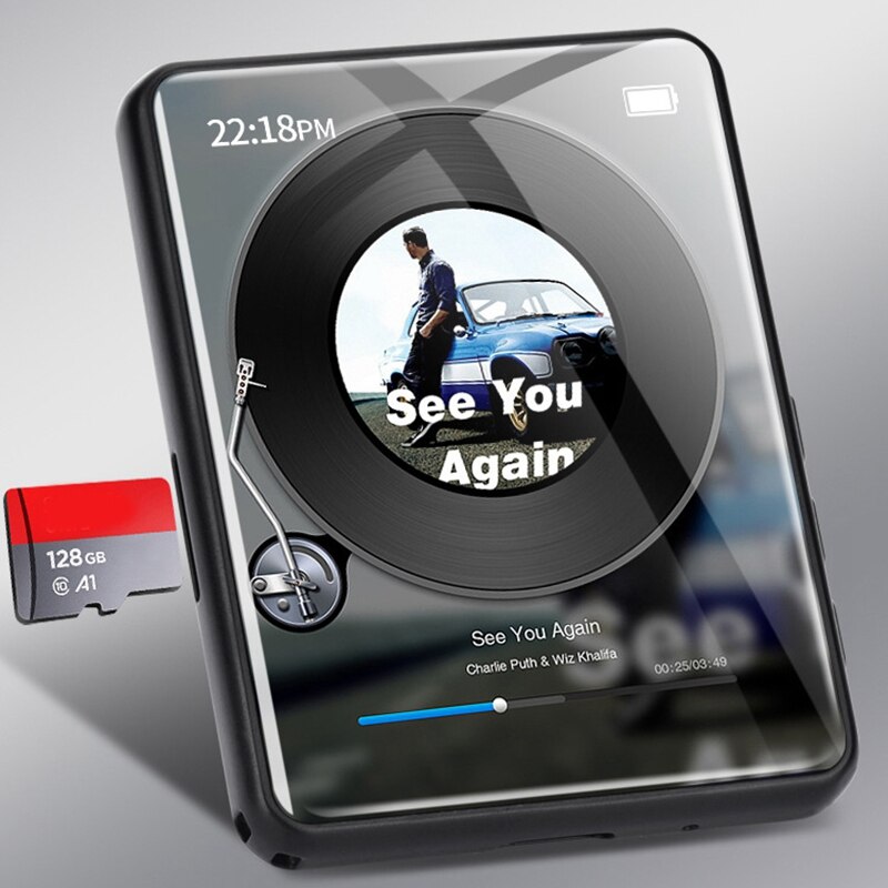 X6 Full Touch Screen MP3 Speler 4Gb Muziekspeler Met Fm Radio Video Speler E-book Speler MP3 Met Ingebouwde-In Speaker
