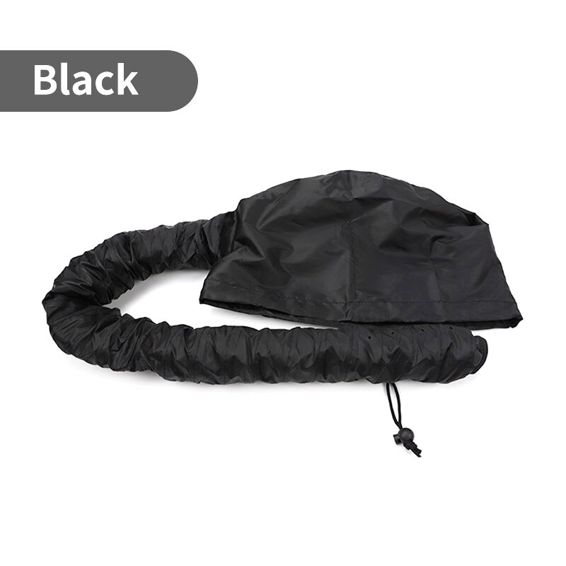 Portable Soft Hair Drying Cap Bonnet Hood Hat Womens Blow Dryer Home hairdressing Salon Supply Adjustable Accessory Dry hair cap: black