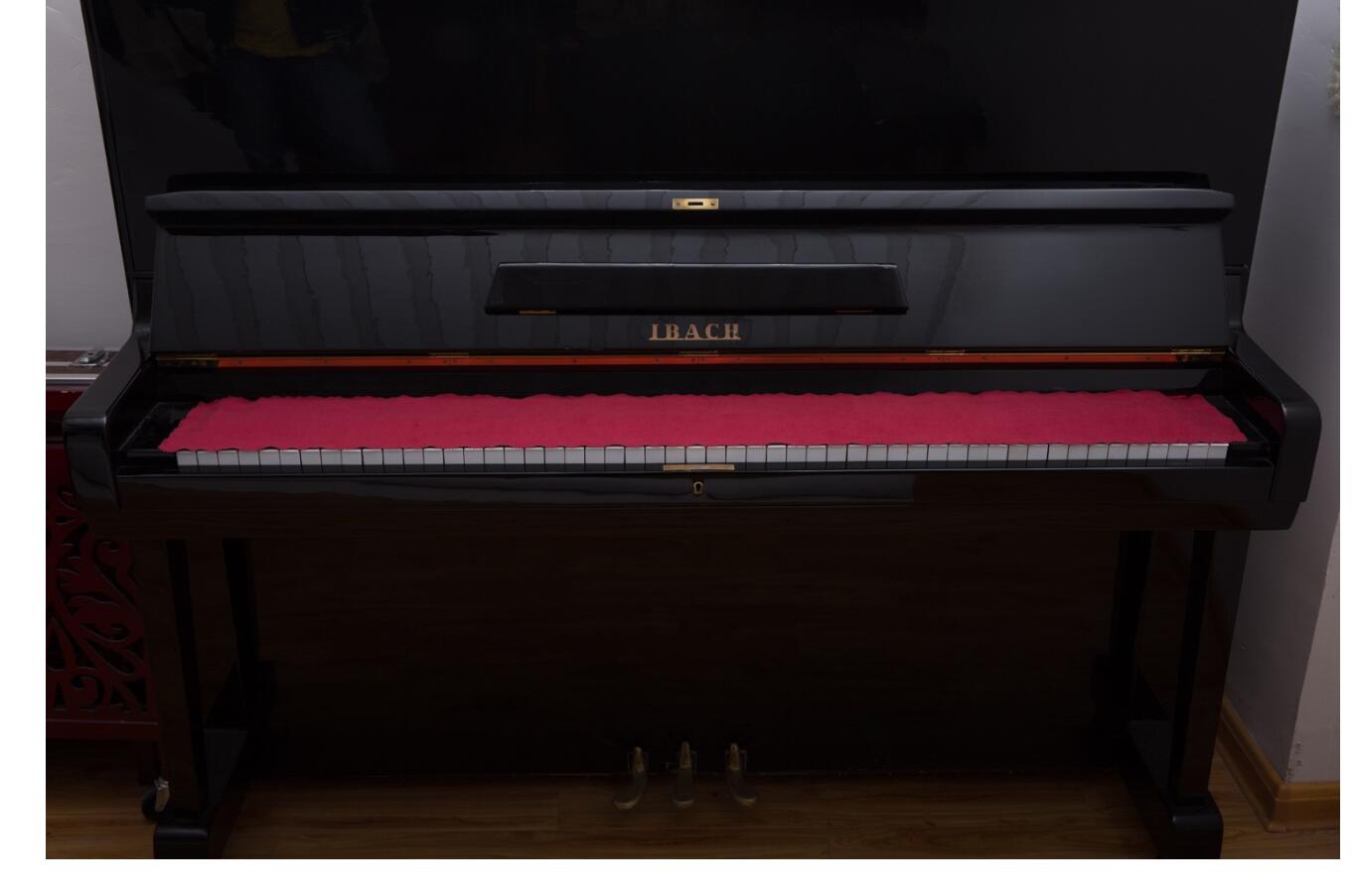Teclado de Piano a prueba de polvo, tela, tamaño de 125x15cm, 5 uds.