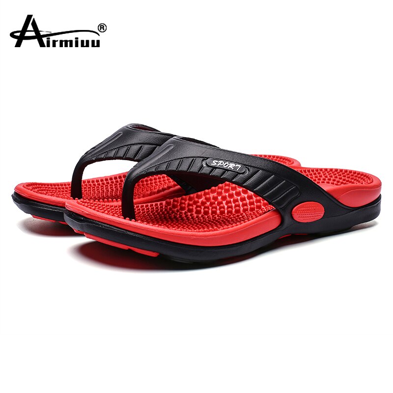 Massage Slippers Mannen Zomer Streep Slippers Mode Strand Sandalen Outdoor Soft Casual Schoenen Antislip Slides Chaussures Femme pantoffels