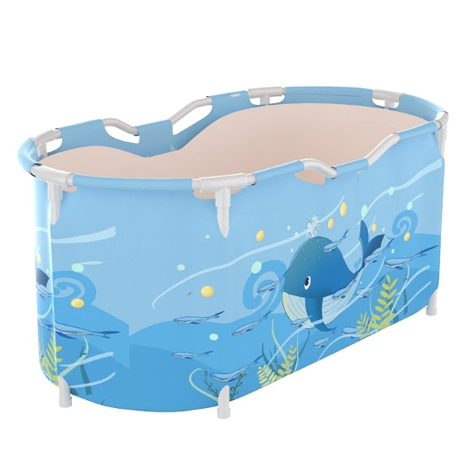 Portable Foldable Bathing Tub Camping Soaking Bath Tub For Travel Home Thick Full-body Bath Tub For Adults Children