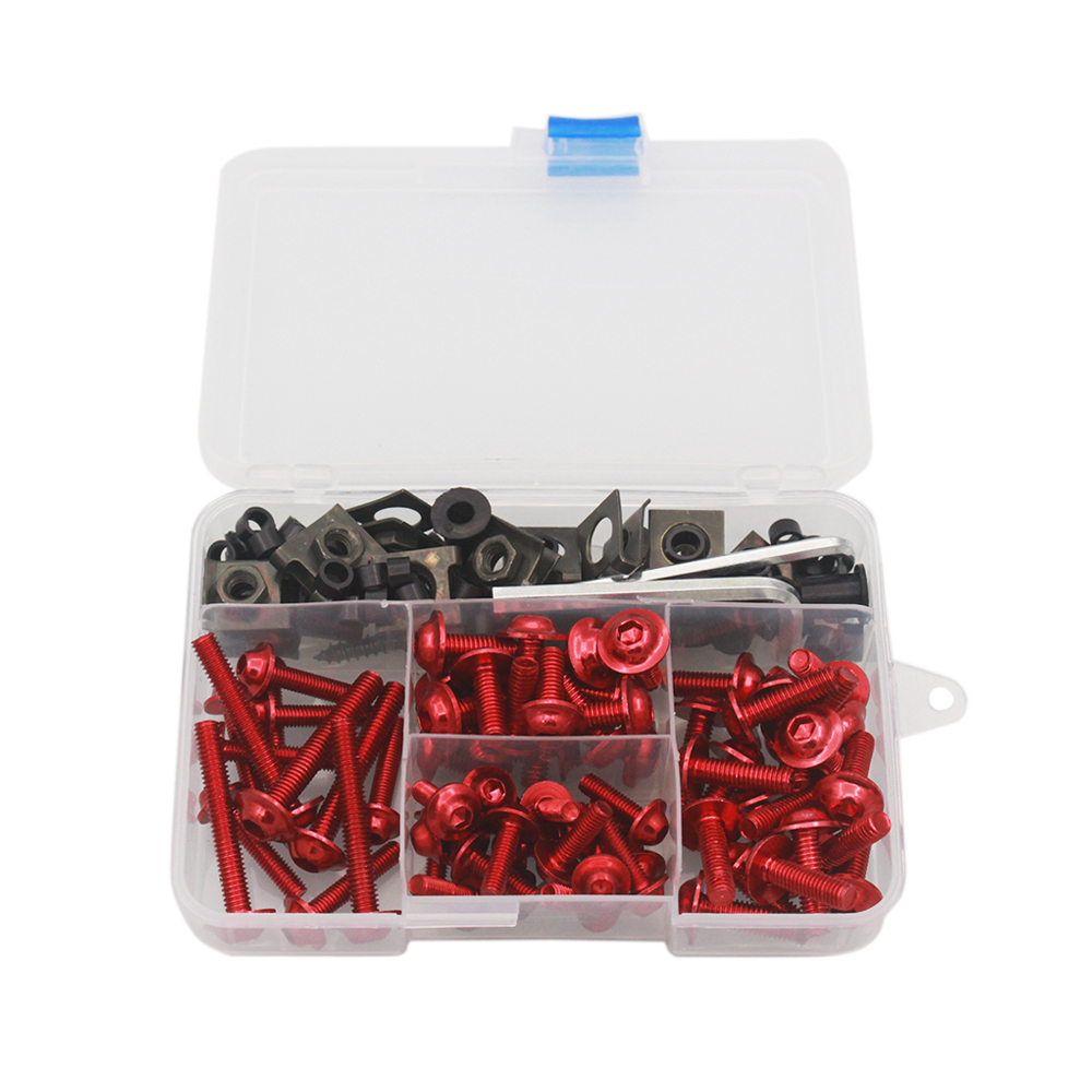 Kit de tornillos de carenado para motocicleta Aprilia Rs 125 Sr 50 Rsv4 Shiver DORSODURO 750 1200 Pegaso 650 RSV MILLE R, tuerca de tornillos para carrocería
