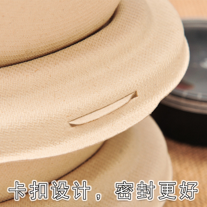 10 PCS Bento Box Eco-Friendly Lunch Box Food Container Disposable Pulp Microwavable Dinnerware Home Healthy Material Lunch Box