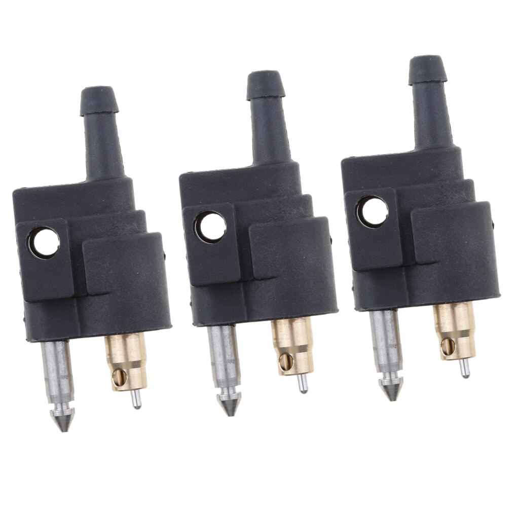 3 stücke Kraftstoff Linie Stecker Quick Connect 1/4 zoll 6mm Männlichen Gas Tank Armaturen Ersetzen für Yamaha Außenborder