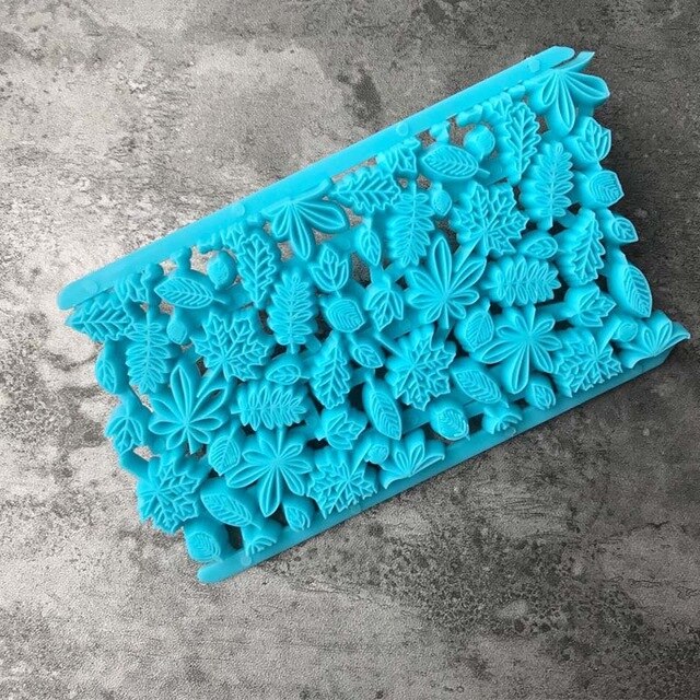 17 Stijl Fondant Embosser Bloem Cookie Cutters Biscuit Mallen Icing Decorating Embossing Cutter Cake Tools