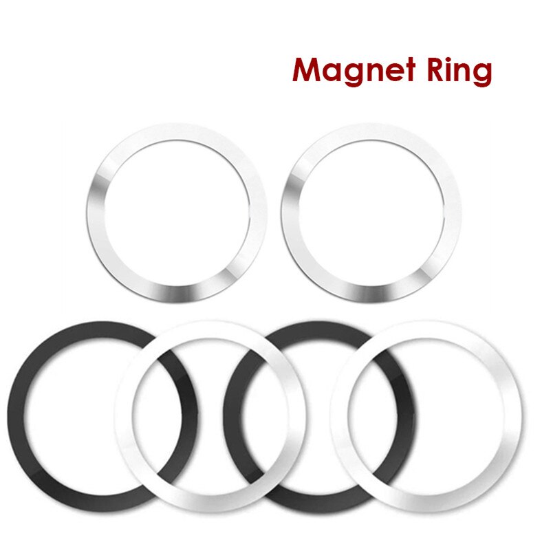 10Pcs Universele Ronde Metalen Ringen Voor Iphone Samsung Telefoon Opladen Magnetische Auto Mount Houder Magneet Voor Qi Draadloze Oplader