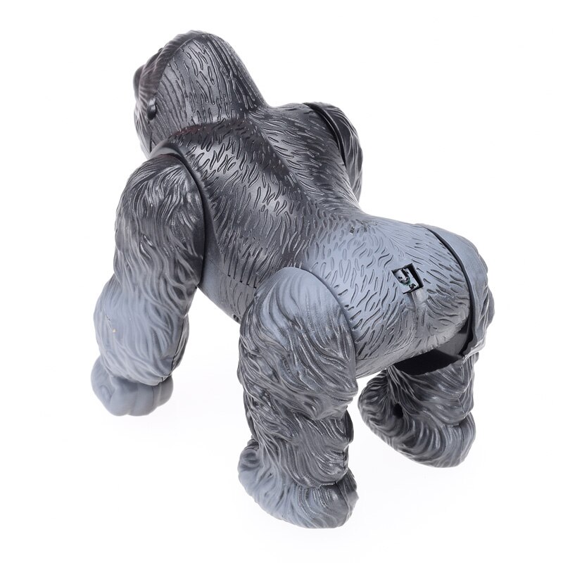 Belysning infraröd rc gorilla simulativ fjärrkontroll djur elektrisk leksak med ljud roliga skrämmande julbarn