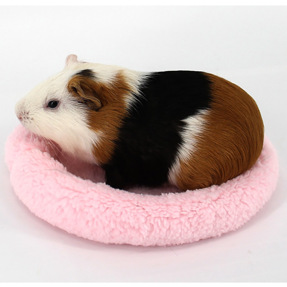 Zachte Fleece Cavia Bed Winter Klein Dier Kooi Mat Hamster Slapen Bed Producten Voor Huisdier Kleding Accessoires # R5