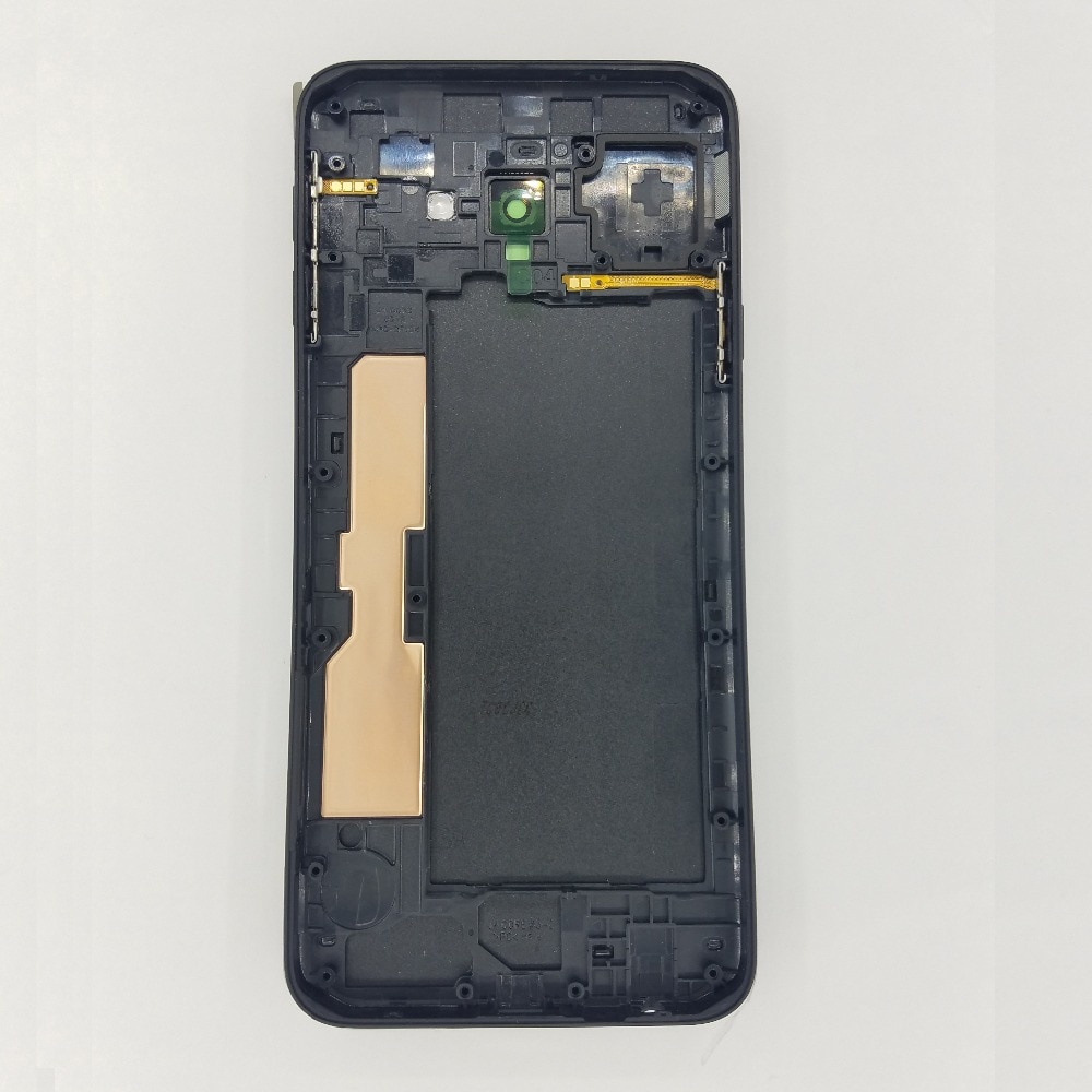 For Samsung Galaxy J4 Core SM-J410F J410F J410 Phone Chassis Housing Middle Frame With Rear Battery Door Back Panel Lid