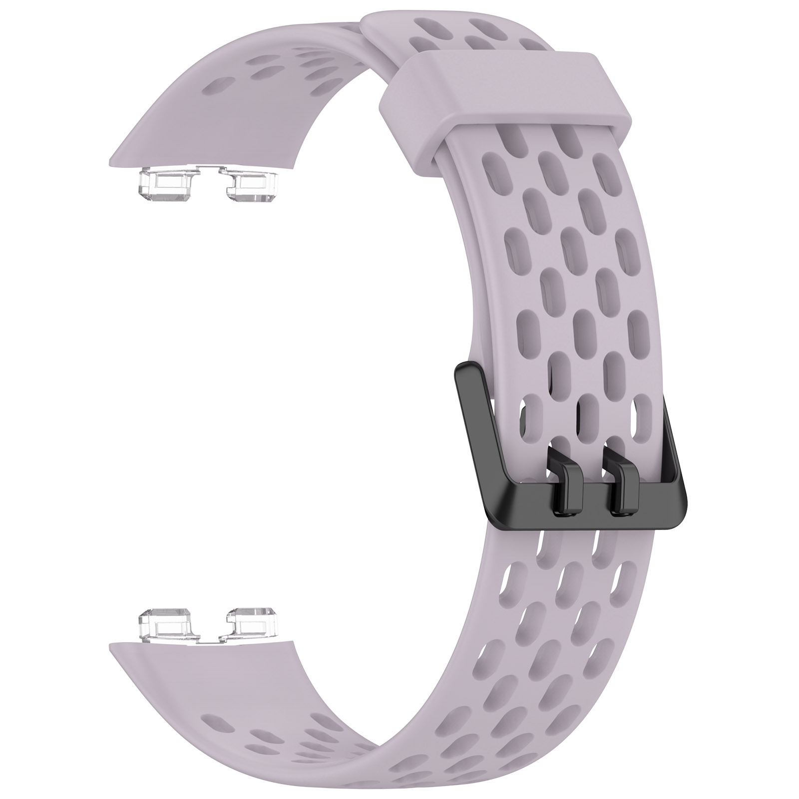 Silikonirannekkeet huawei band 10 9 8 nfc correa lisävarusteet älykellon vaihtoranneke huawei band 10 -kellonranneke: Savuisen mauve / 16mm