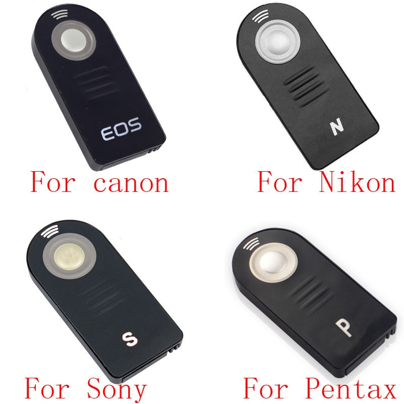 10/20Pcs ML-L3 RC-6 Ir Draadloze Afstandsbediening Voor Canon Nikon Sony Pentax Controller Met Batterij