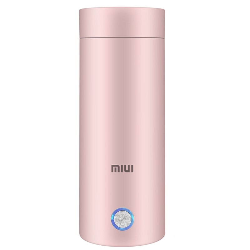 MIUI przenośne elektryczne czajnik kubek termiczny kawy podróży bojler na wodę regulacja temperatury inteligentny czajnik wodny: żółty / EU