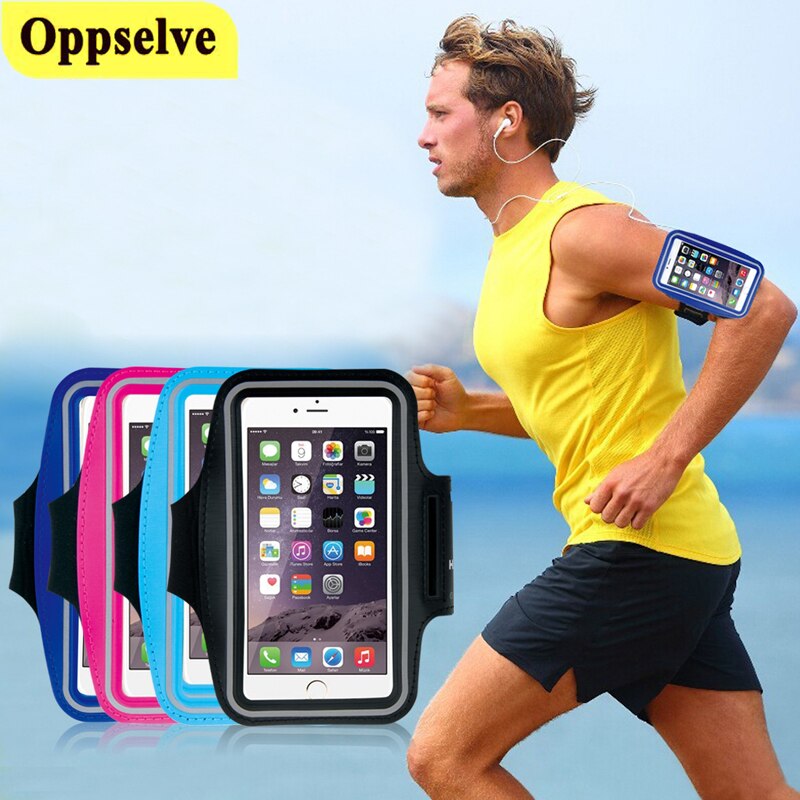 Oppselve Runing Mobiele Telefoon Armband Case voor iPhone 11 Pro Max X XS XR 8 7 6 Verstelbare Sport Elastische band voor Samsung Xiaomi