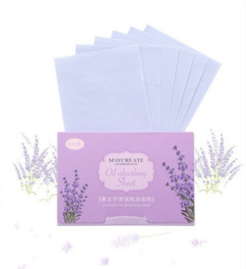 Toallitas de limpieza Facial, toallitas de papel secante, Control de aceite, herramientas de maquillaje, pañuelo absorbente de aceite, 100 Uds.