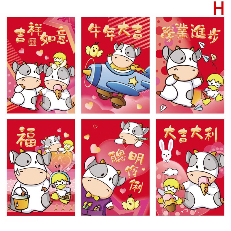 Os geluk chinese rode enveloppen gelukszakjes rood pakket voor chinees jaar en feestdoos: 9