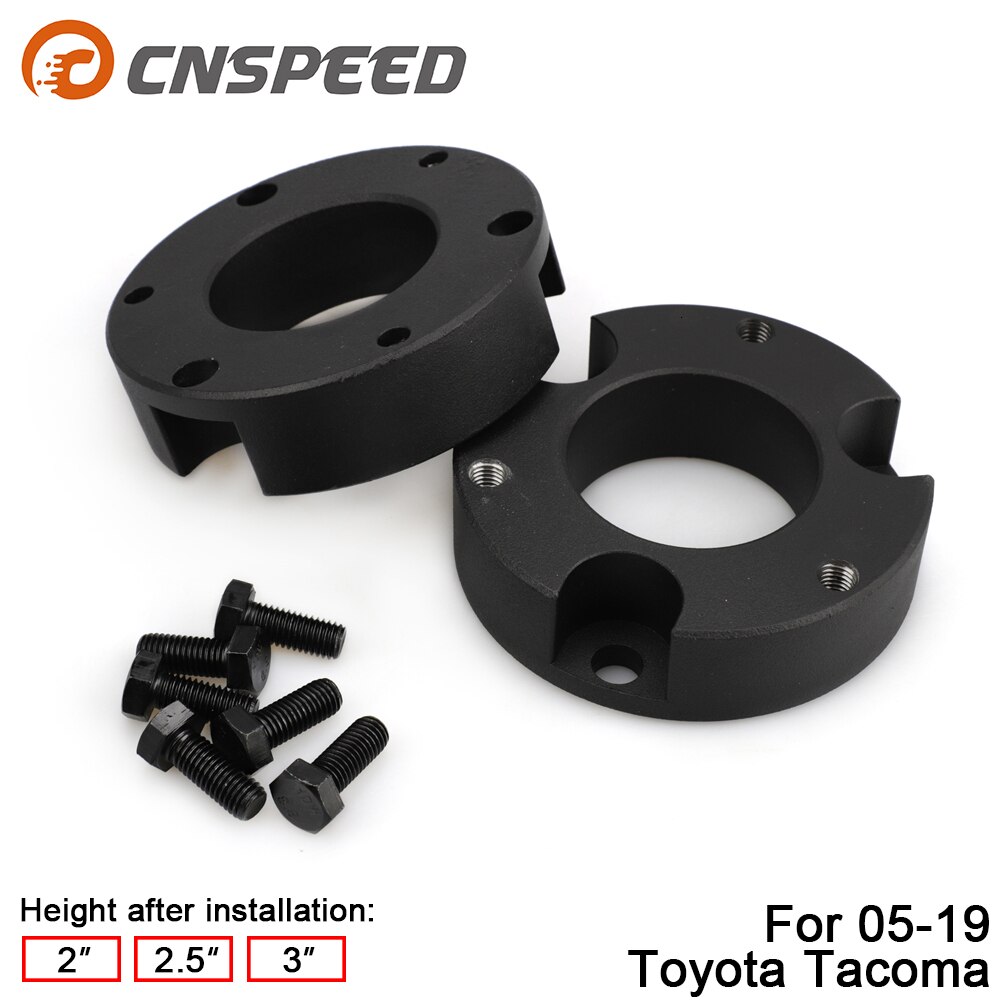 2 PCS 2" 2.5" 3" Front Leveling Lift Kit for FJ Cruiser for 2005 Toyota Tacoma Billet Lift Kit