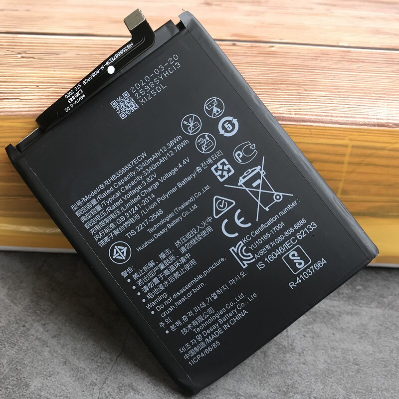 HB356687ECW batería para Huawei Honor 7X BND-L21 BND-L22 BND-AL10 BND-TL10 amigo SE BND-L24 Mate 10 Lite RNE-L01 L02 L03 L21 L22