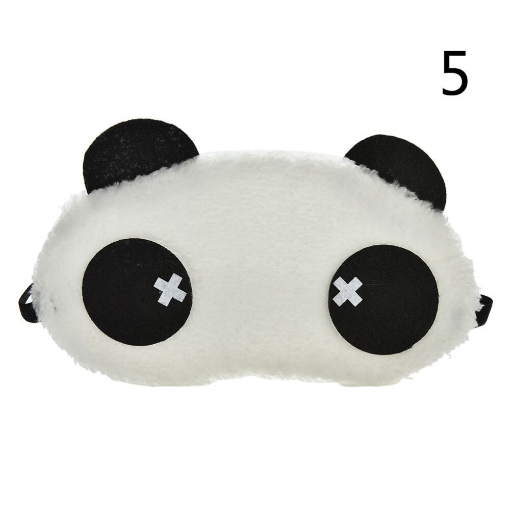 Joli Panda mignon masque pour les yeux de sommeil sieste dessin animé ombre pour les yeux masque de sommeil bande sur les yeux pour dormir: 5