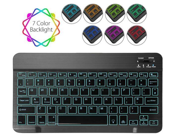 Teclado inalámbrico para tableta Samsung Galaxy Tab S4, T830, T835, T590, T595, 10,5, 10,5 pulgadas, Bluetooth, funda para teclado