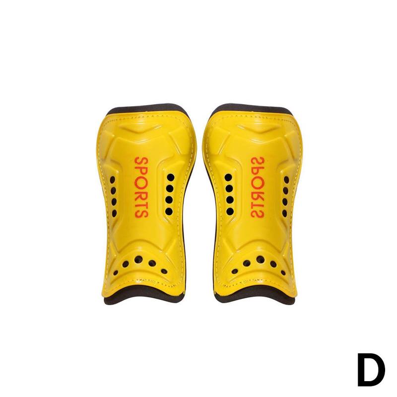 Football Bandage Leggings Sports Leggings Children Soccer Adult Sports Shin Guards For Child Pads Kneepads Leg Protector Z8B1: Yellow