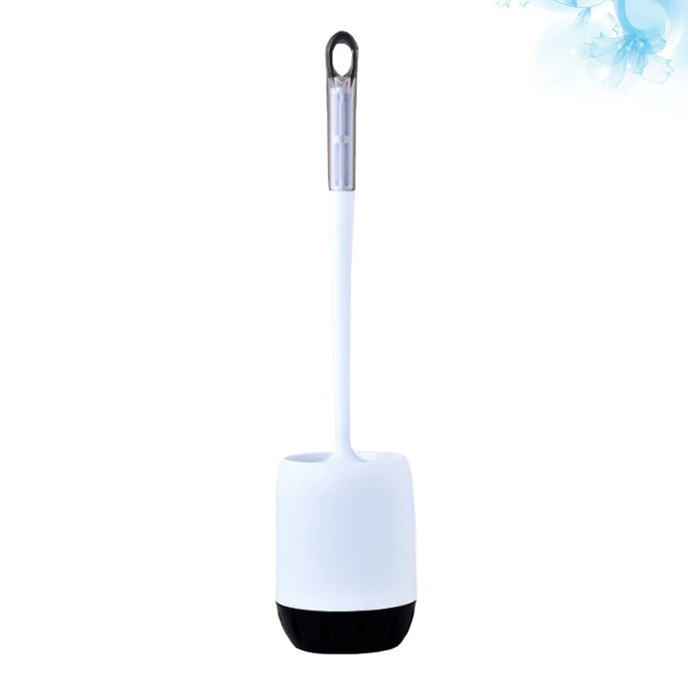 1 set toiletborstel met houder kunststof toiletpotreiniger wandborstel