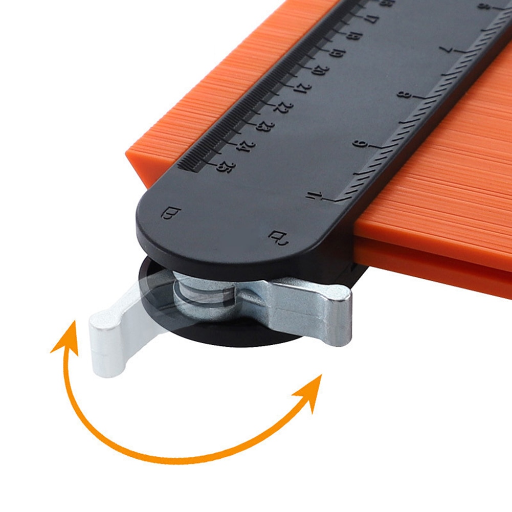 5/10 zoll Profil Kopie Gauge Kontur Gauge Duplizierer Kontur Skala Vorlage Holz Kennzeichnung Werkzeug Fliesen Laminat Fliesen Allgemeine werkzeug
