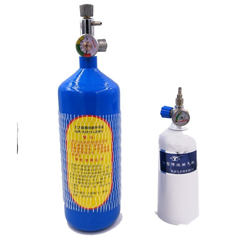 2L Portable Dual-Purpose Welding Torch Set Small Refrigeration Maintenance Welding Torch Tool Oxygen Welding Tool