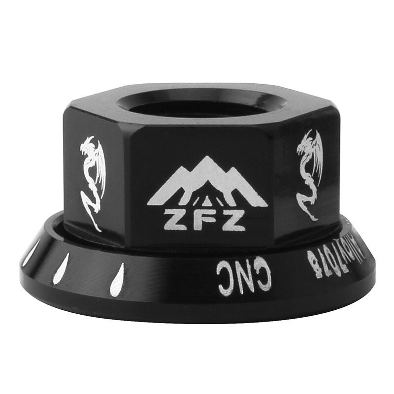 Fiets Bloem Drum Moer M8 Flens Voorwiel Achterwiel Schroef Cap 7075 Aluminium: Black