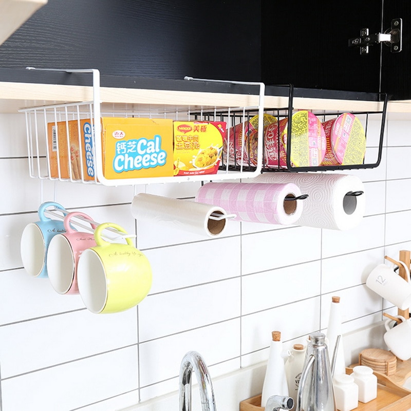 Keuken Accessoires Ijzeren Rek Opslag Organisatie Schotel Planken Rack Holder Handdoek Houders Haak Diversen Organizer
