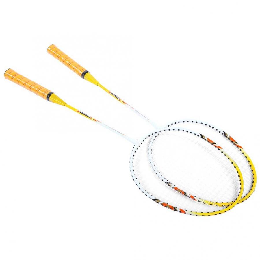 Badminton Rackets 1 Pair Badminton Racket Set Lightweight Training Racquets With Bag badminton racket