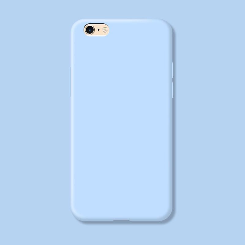Para iphone 6 6S fundas caso original para iphone6 6S à prova de choque tpu silicone líquido capa protetora do telefone para iphone 6 caso: Marrom