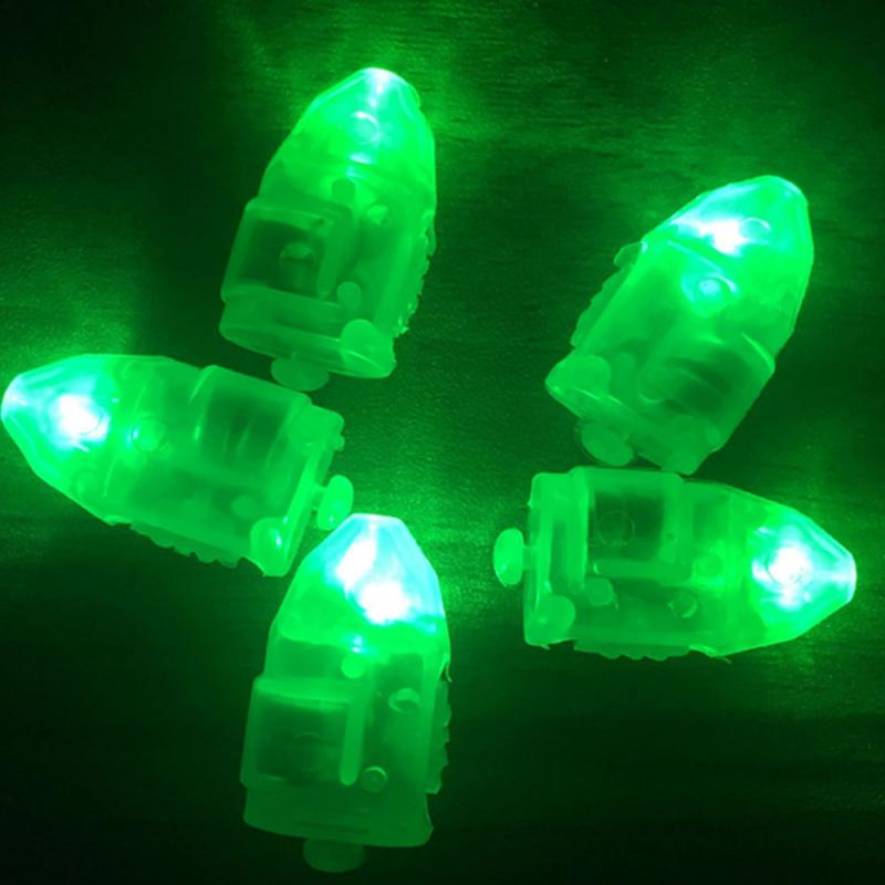 10pcs Lottery High Bright Balloon LED Flash Balloon Lamp Flash Balloon Lamp Birthday Paper Flashlight Balloon Decoration: green