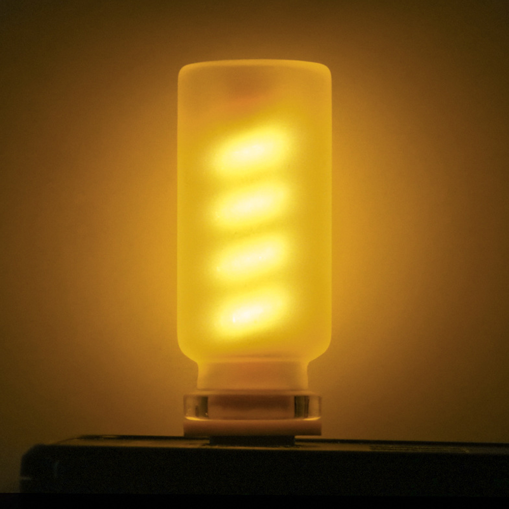 Materet glas usb touch-kontrol bil led-lys atmosfærepære glødelampe led-glødetråd soveværelse natdekoration: Gul