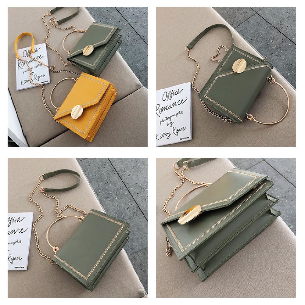 Matcha Grün PU Leder Kette Umhängetaschen Frauen Kleine Kette Handtasche Kleine Tasche Hand Tasche Damen Abend Taschen