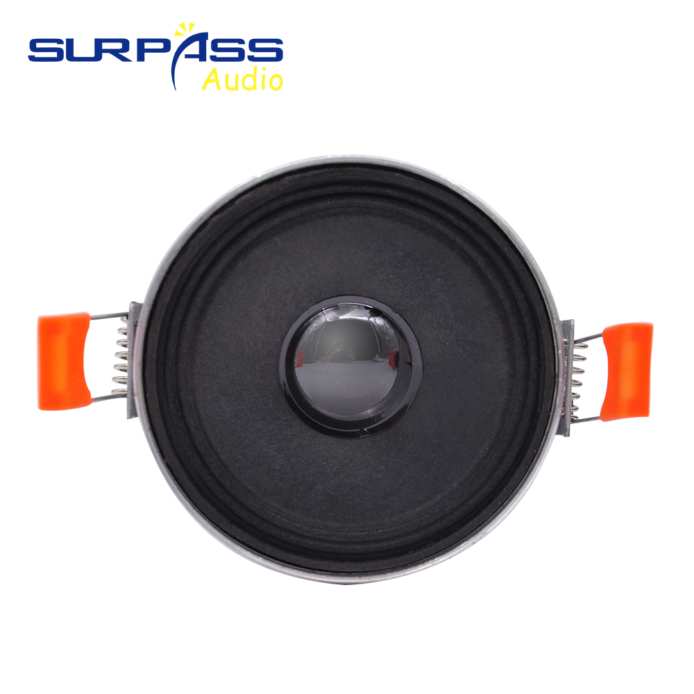 8Ohm 10W Bathroom Ceiling Speaker Background Music System Moisture-proof Aluminum Can In-ceiling Speaker Sound