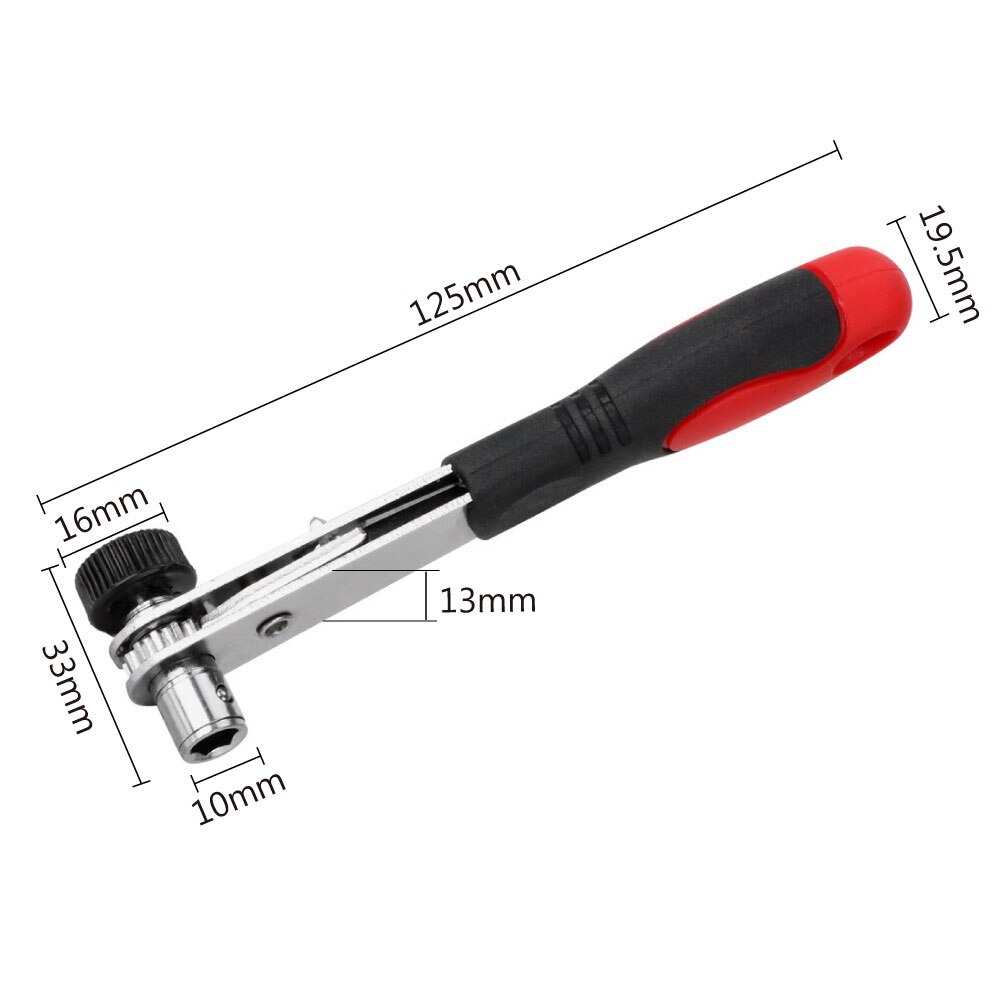 DIYWORK Multitool Ratchet Wrench Torque Wrench Screwdriver Rod Portable Quick Socket Wrench