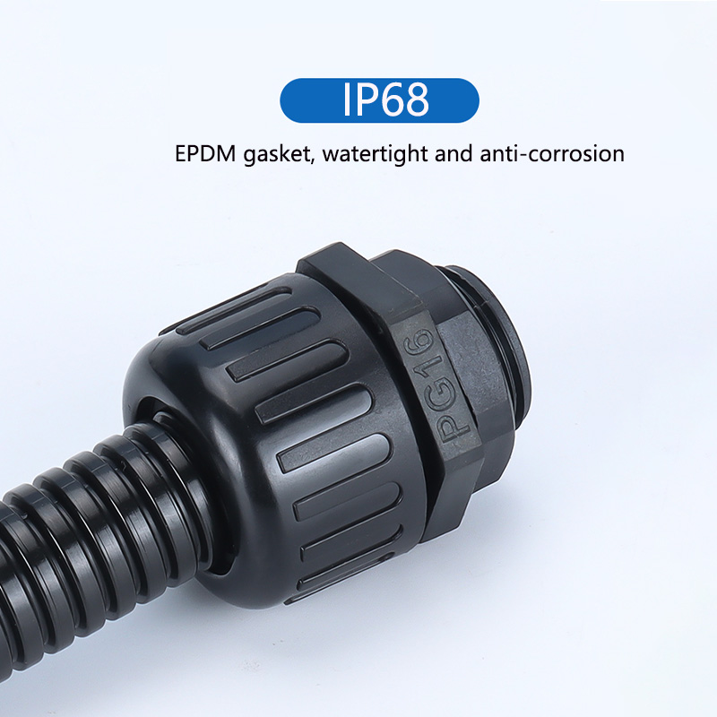 1/5/10 Stuks Balgen Waterdichte Gewricht Vlamvertragende Nylon Plastic Slang Connector Accessoires Pg Draad Kabel Bevestigingskop