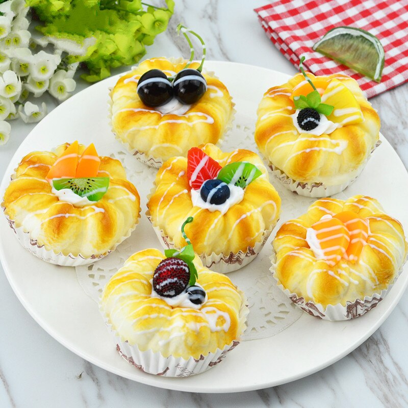 1 Pcs Kunstmatige Simulatie Fruit Cake Thuis Decoratie Etalage Party Fotografie Props Valentijnsdag Wedding Decortion