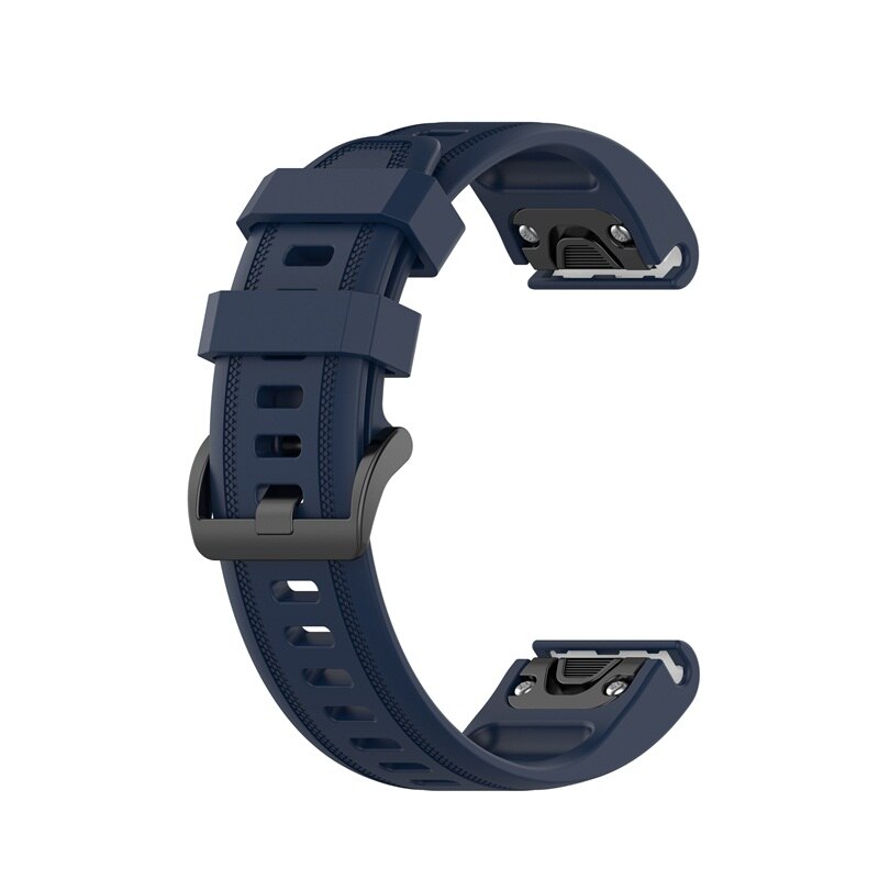 Dla Garmin Fenix 7s 6S 5S Watchband 20mm pasek do bransoletki dla Fenix 6s Pro 5s Plus opaska silikonowa szybka wymiana opaska na nadgarstek: Midnight Blue