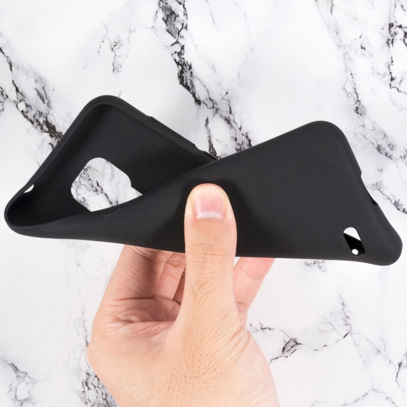 Houtnerf PU Lederen Telefoon Case Voor Ulefone Note 7P Flip Case Voor Ulefone Note 7P Business Portemonnee case Soft Silicone Back Cover: Black Soft Silicone