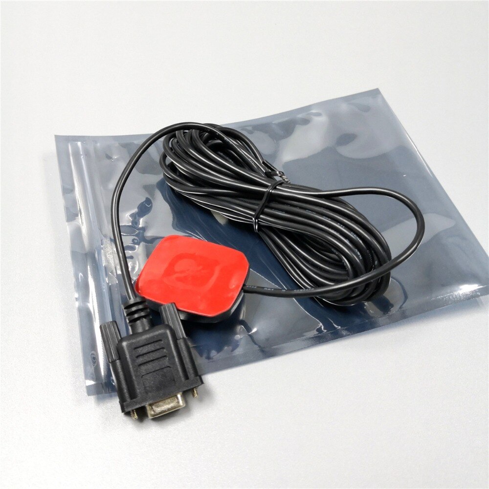 DB9 female rs232 gps receiver antenna module gps glonass Dual mode VCC 12V NMEA 0183 Industrial control GN200GRV12