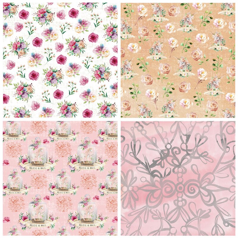 KLJUYP 12 Vellen Kerst Scrapbooking Pads Papier Origami Art Achtergrond Papier Card Making DIY Plakboek Craft