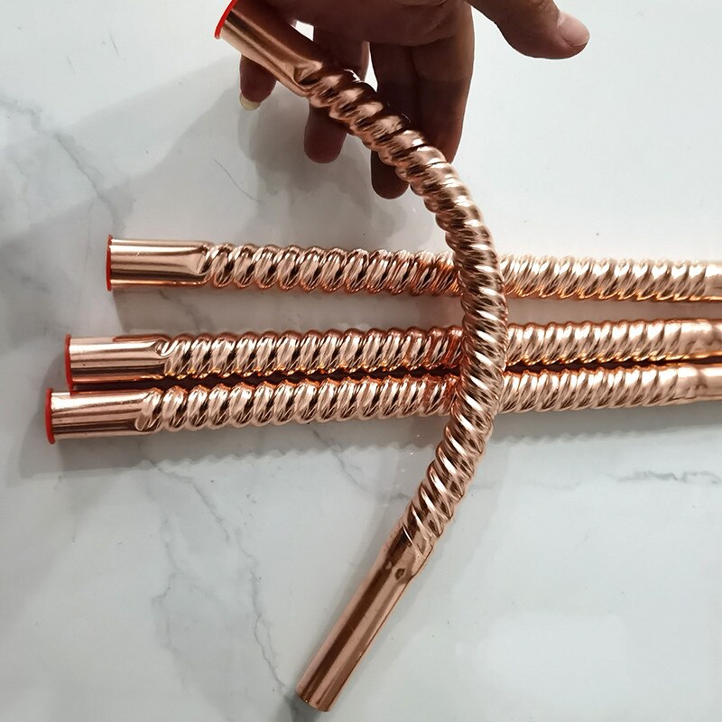 16/19MM Air conditioning copper corrugated pipe Air conditioning connect pipe Easy to bend welding pipe Accessories