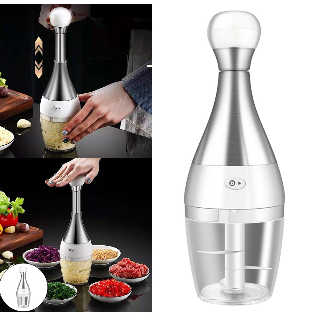 Mini Food Chopper Chef Food Chopper for Chopping Vegetable Fruits Herb Onions Garlics Ginger