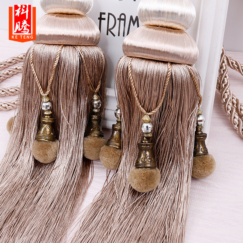 2 sztuk kurtyna akcesoria dekoracyjne kutas chwost uchwyt na zasłony wiszące kulki kurtyny pasek salon zasłony wiszące uchwyt na