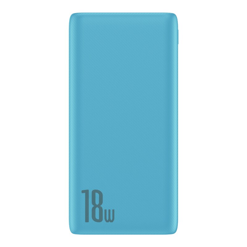 Baseus Power Bank 10000Mah Quick Charge 3.0 Usb Pd Snelle Powerbank QC3.0 PD3.0 Draagbare Externe Batterij Oplader Voor Xiaomi mi 9: Blue