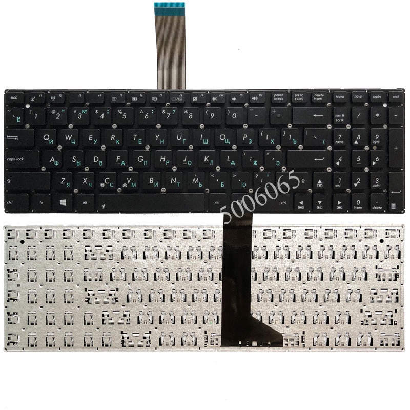 Russische Laptop Tastatur für ASUS X550C X550CA X550CC X550CL X550VC X550ZE X501 X501A X501U X501EI X501XE X501XI X550J RU Schwarz