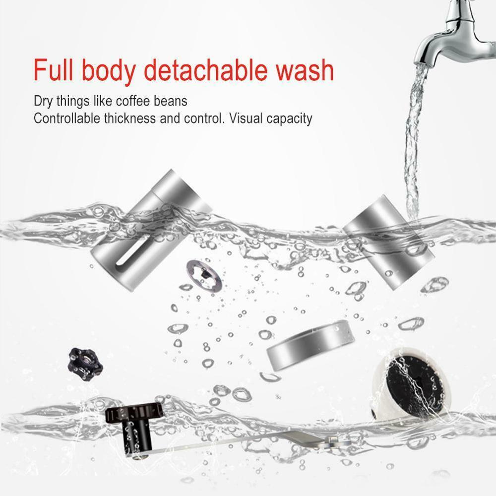 Koffiemolen mini roestvrij staal hand handmatige handgemaakte koffiebonen braammolen molen keukengereedschap crocus molens zilver