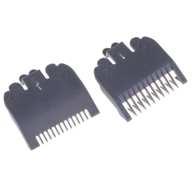 2 uds. Peine guía de corte herramienta de peluquería 1,5mm 3mm conjunto de Peine de límite para maquinilla eléctrica para cortar el pelo afeitadora